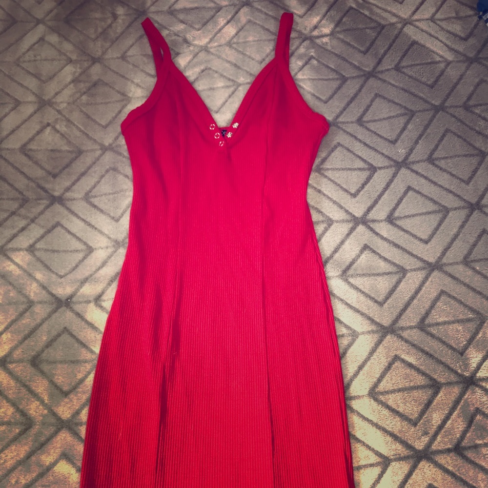 Red dress